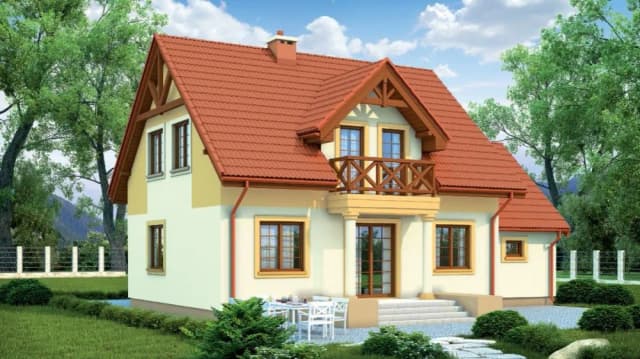 Jaki kolor elewacji do czerwonego dachu i brązowych okien, aby uniknąć błędów w aranżacji?